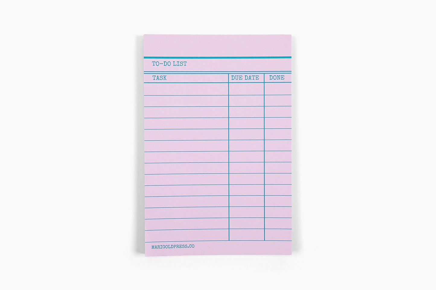Library Card To Do List